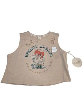 Recycled Threads Women's Desert Dreams Country Music Festival Tank Size Medium